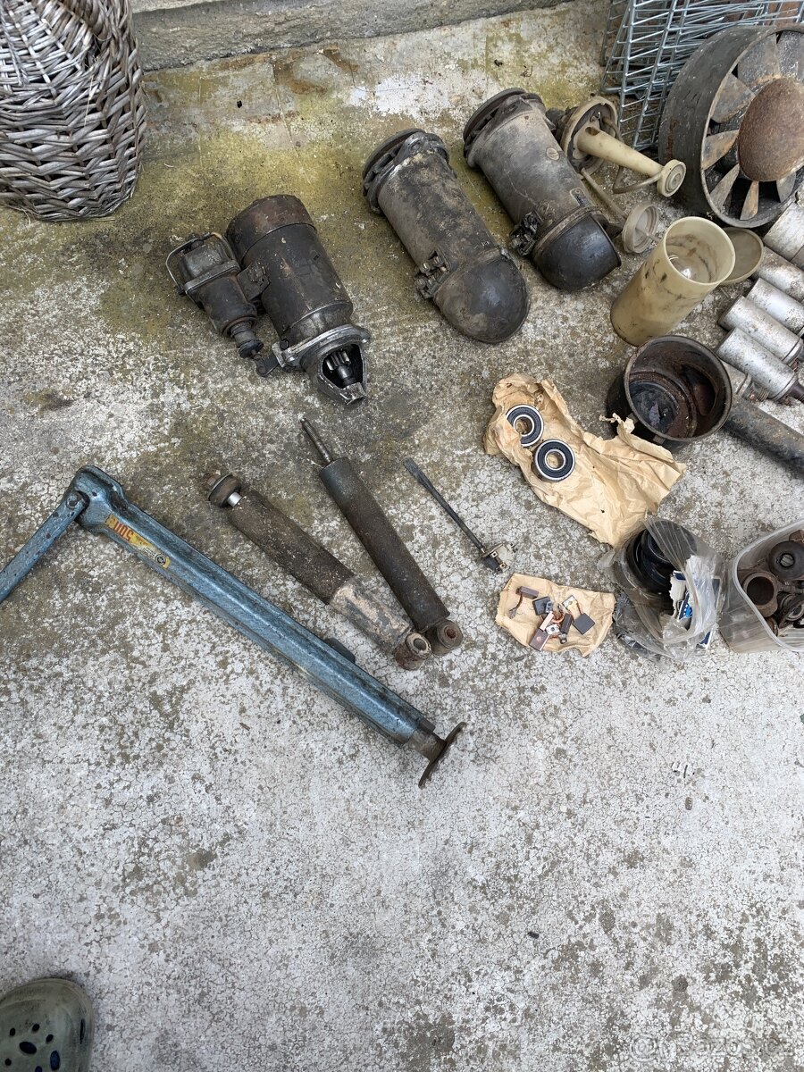 Trabant startér a dynama, řízení, atd - 5