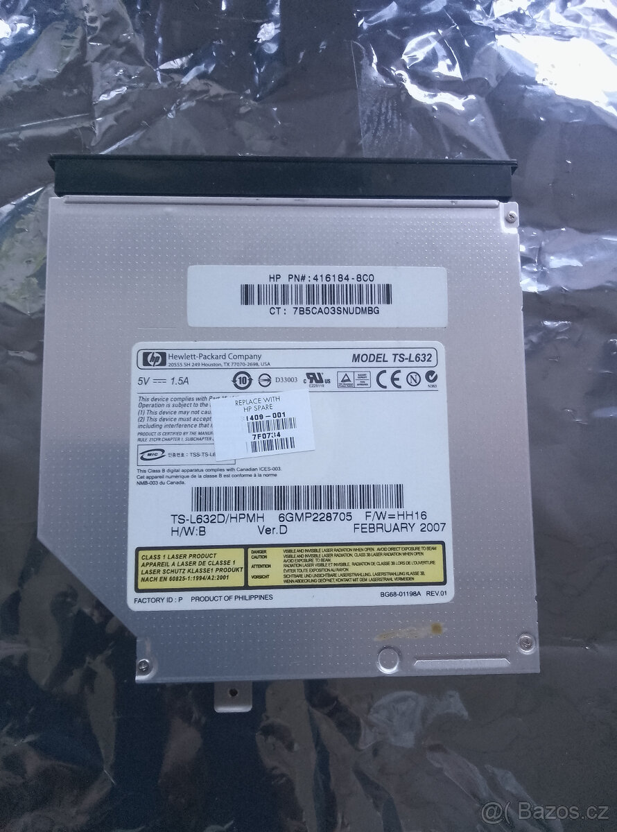 Interní Mechaniky DVD-RW do notebooku - 5