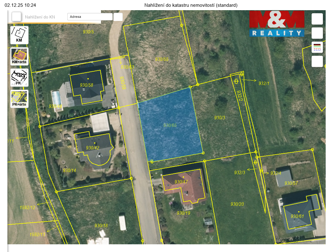 Prodej pozemku k bydlení, 635 m², Tábor - 5