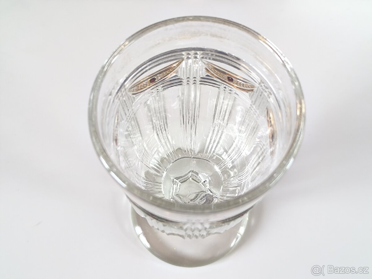 Starožitná sklenička - grogovka - 5