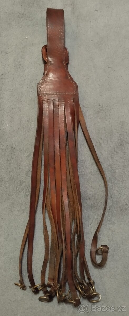Staré kožené řemínky - myslivost - 5