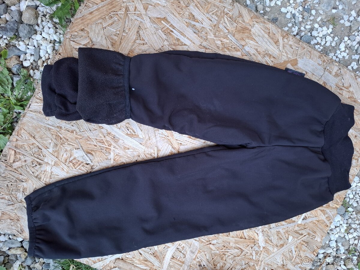 Zimní softshelové kalhoty, vel. 116 - 5