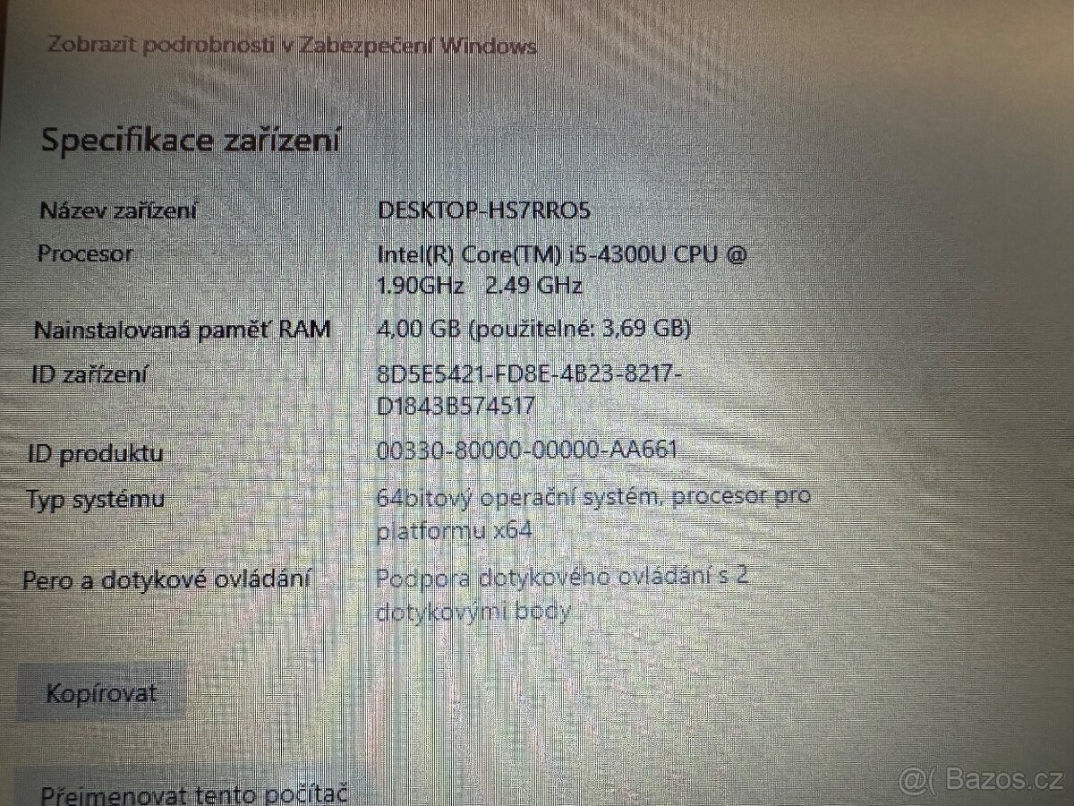 Ultra tenký notebook Lenovo - 5