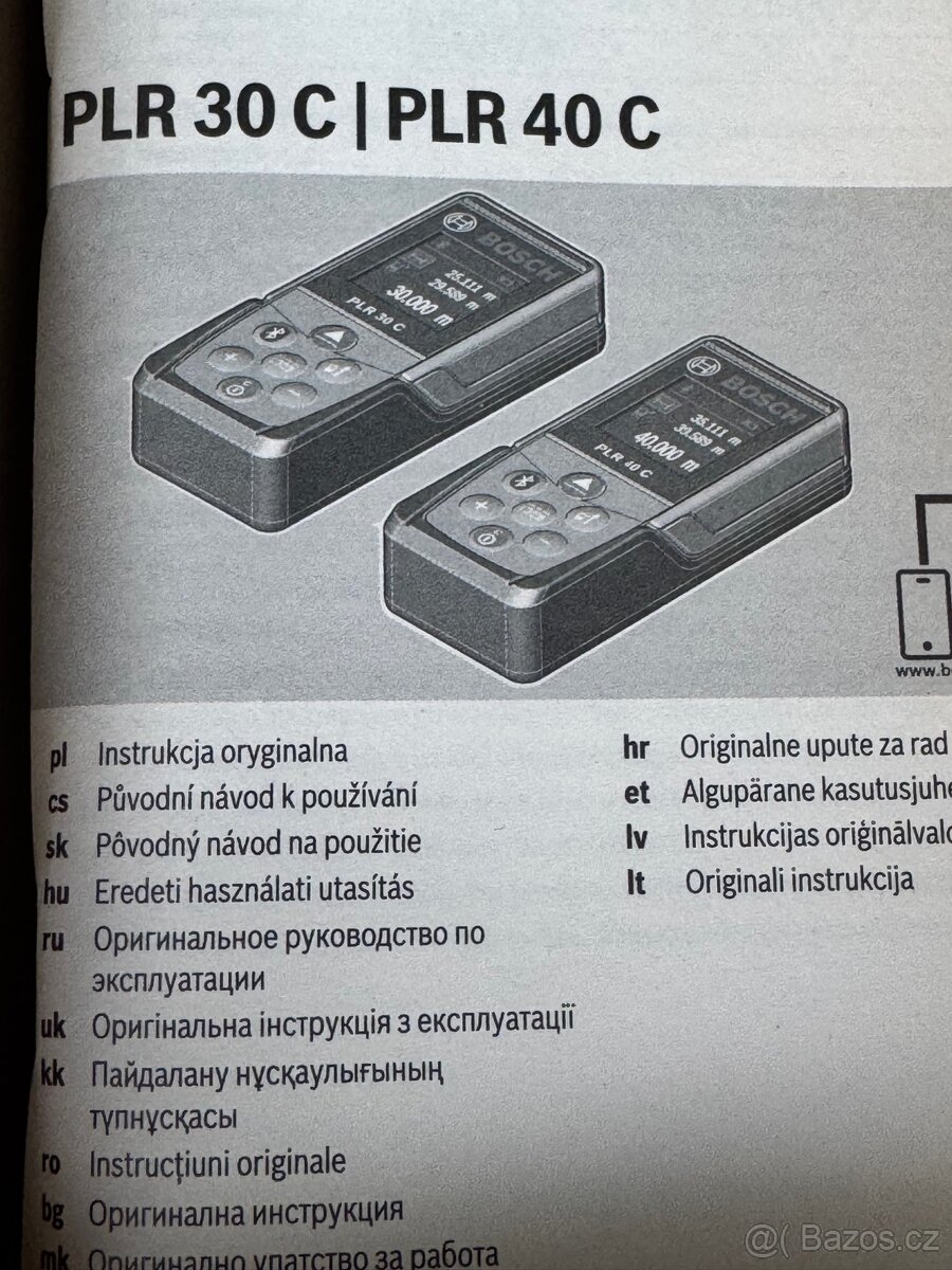 Bosch PLR 40C laserový dalkoměr. Nový - 5