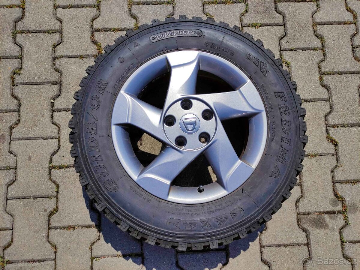 Alu kola DACIA DUSTER 16" + offroad zimní pneu 215/65/16 - 5