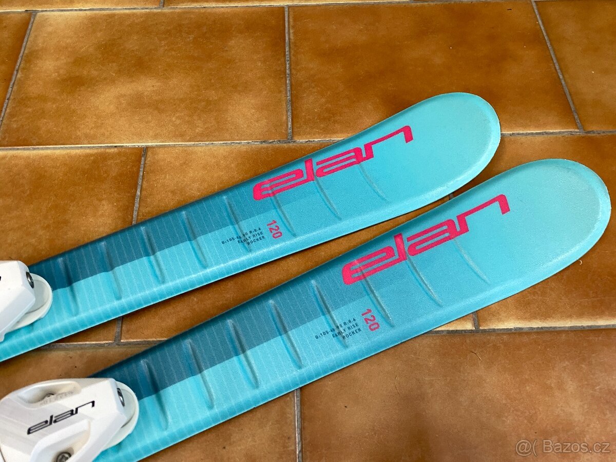 120cm dívčí lyže Elan a lyžáky Nordica 24 - 5