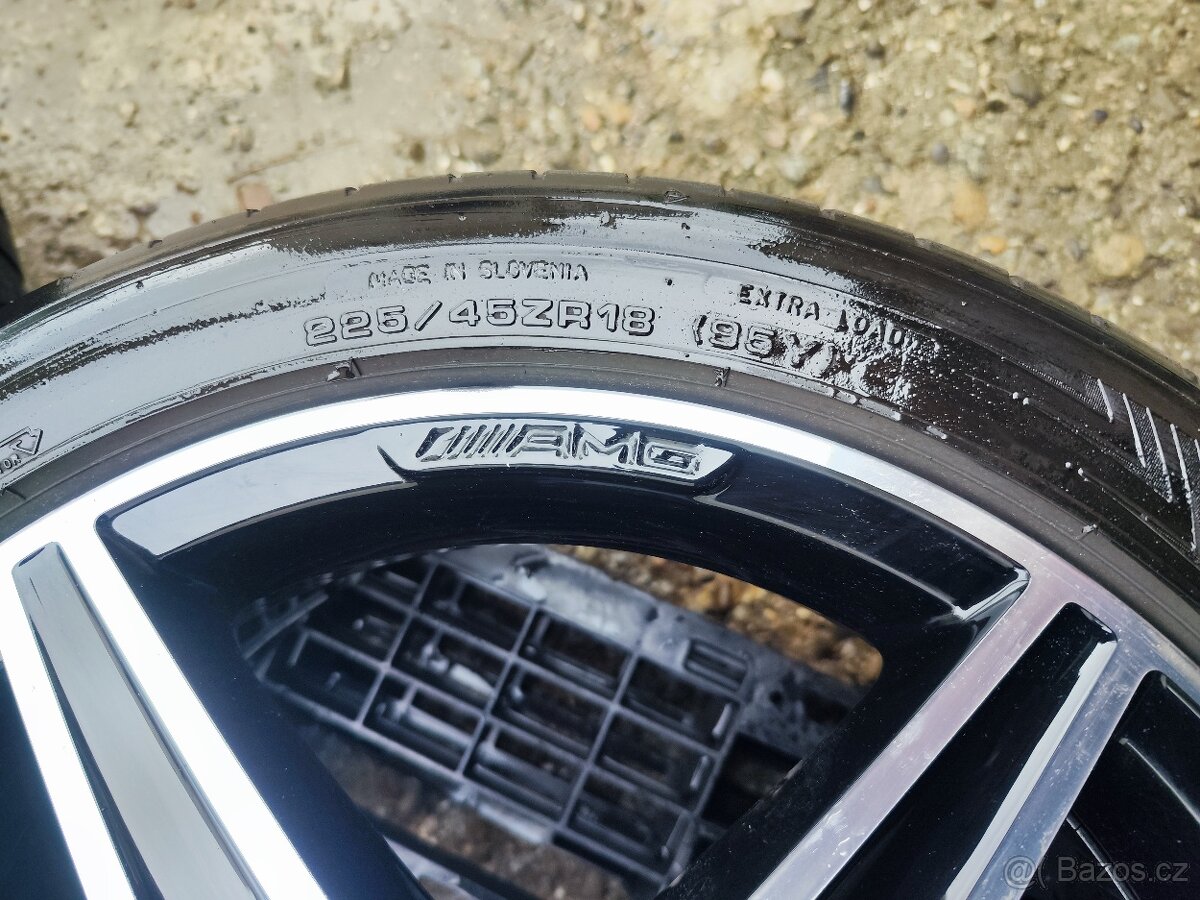 Alu sada=5x112=MERCEDES AMG=s pneu=245/40 (Z)R18=DVOJROZMER - 5