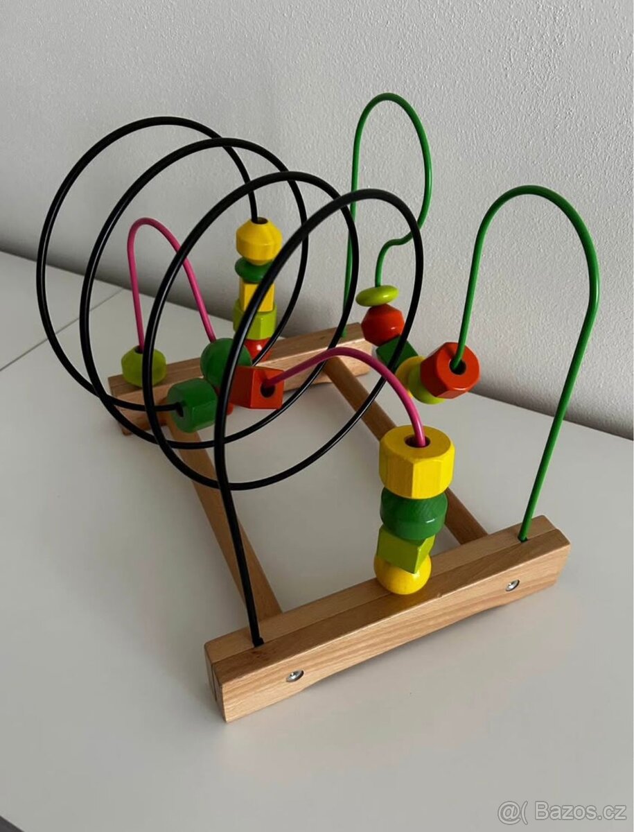 Dřevěná kuličková dráha a labyrint - 5