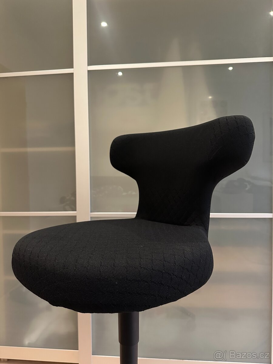 Vitra Pivot High Stool – designová židle, 3 ks, černá - 5