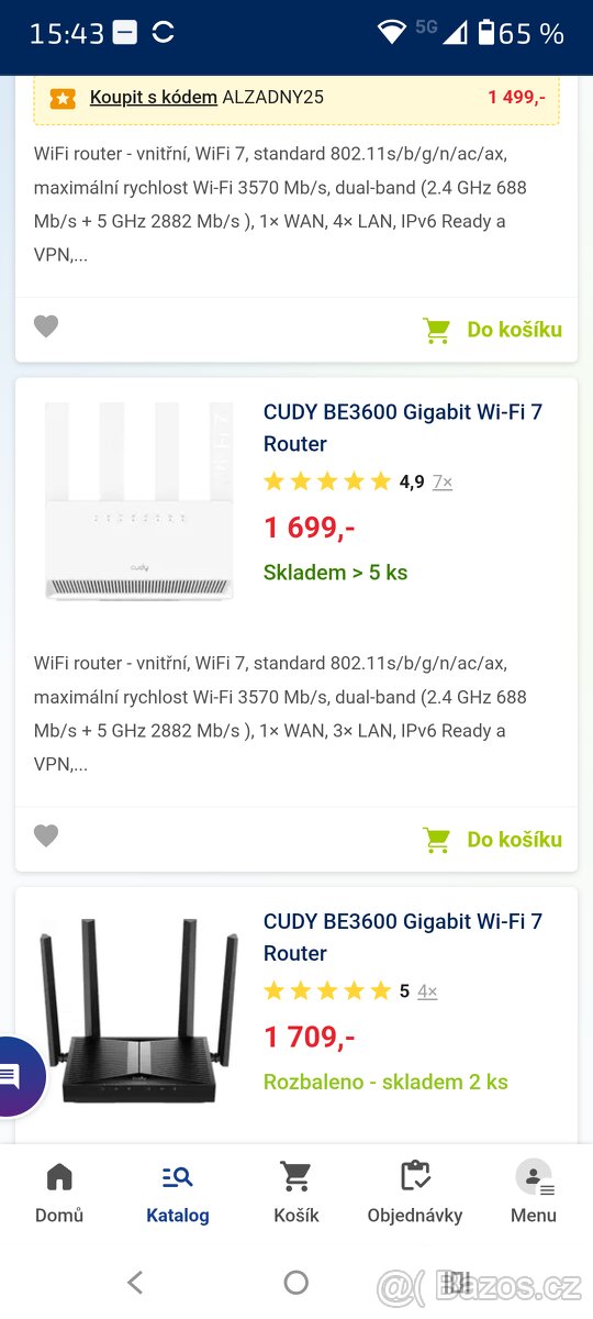 Wi-Fi 7 router - 5