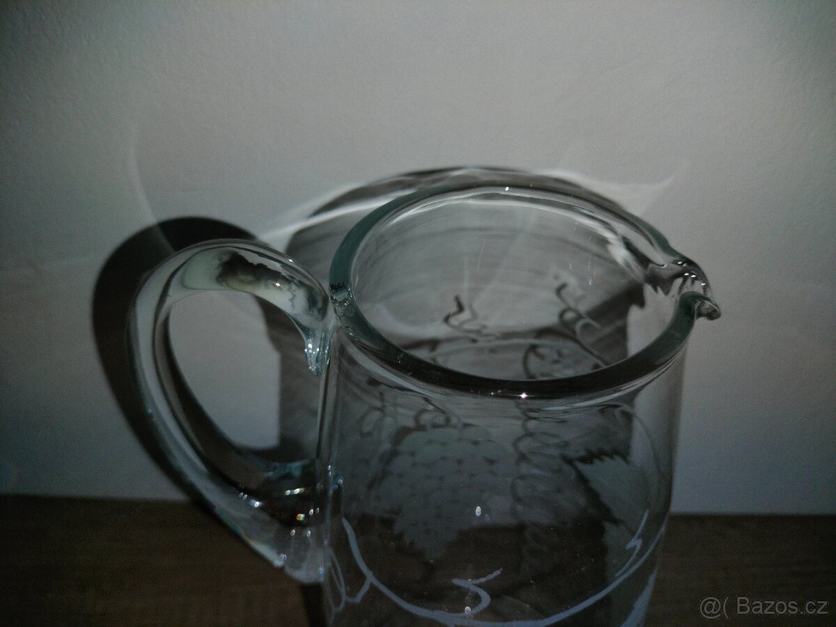 Skleněný džbán 25 cm - 5