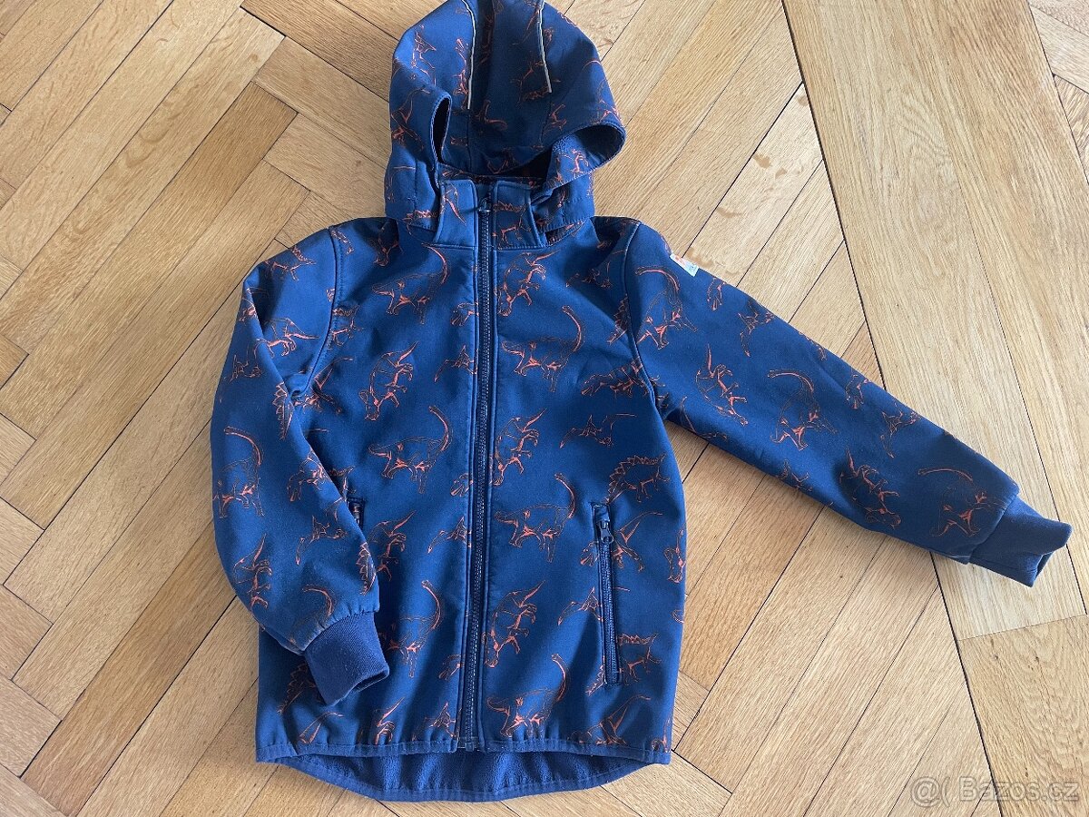 softshell bunda H&M 128 dinosaur - 5