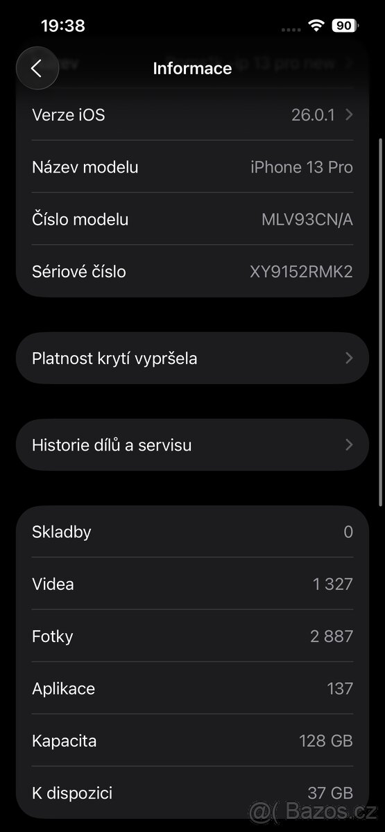 Prodám Iphone 13 Pro 128 gb bílý - 5