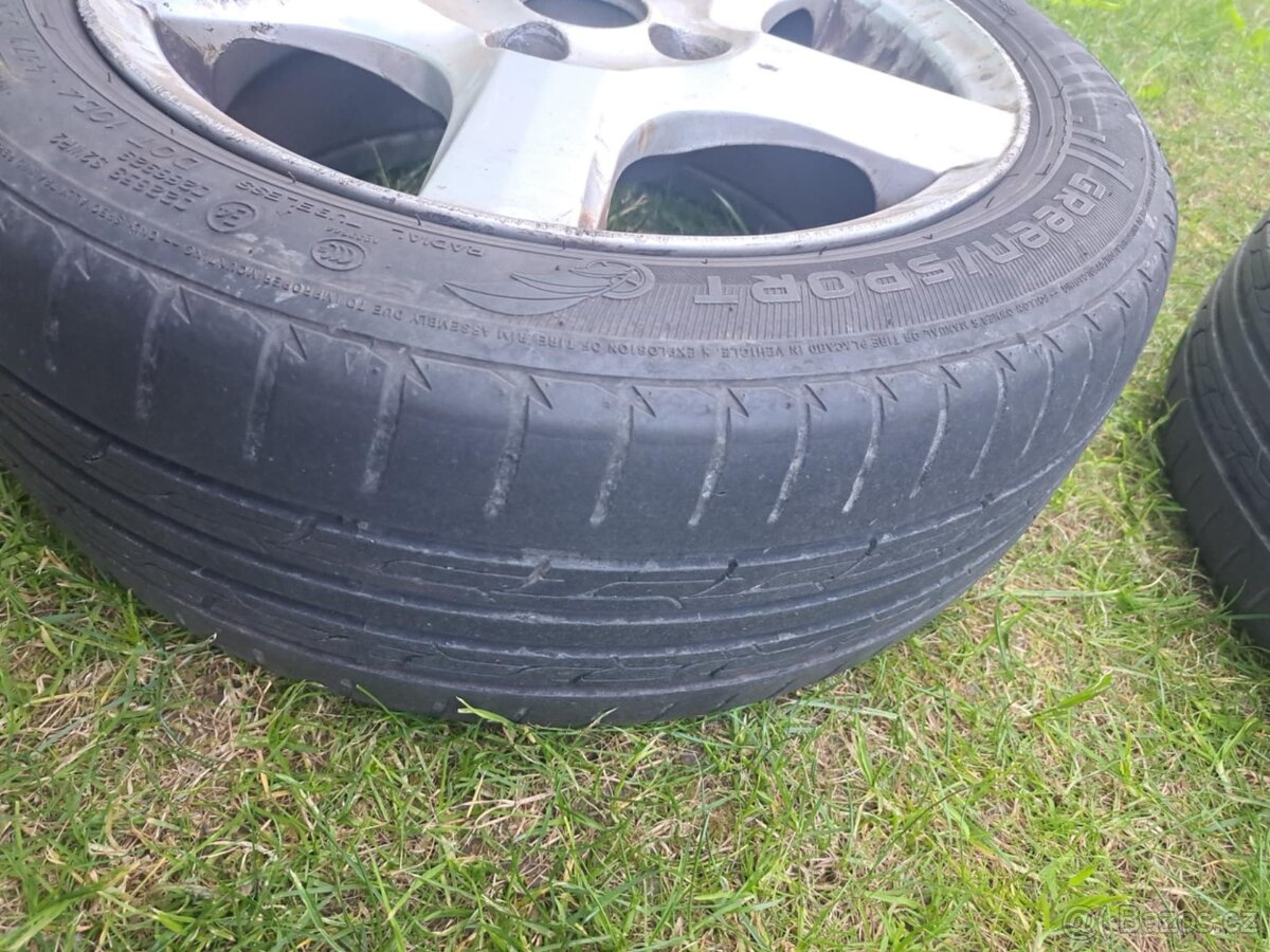 4x letní pneumatiky - plech - 5