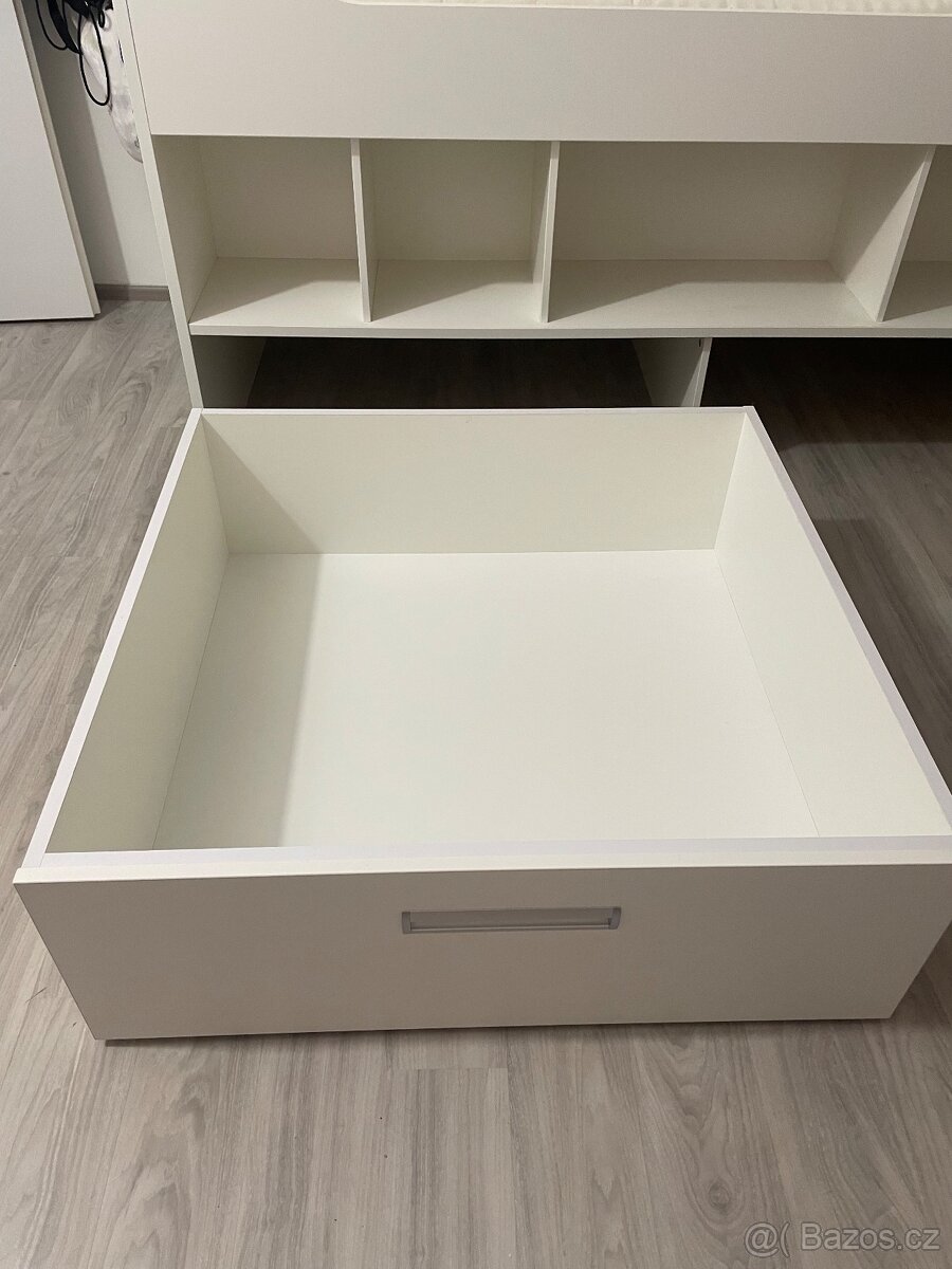 Vyvýšena postel 90x200x100 - 5