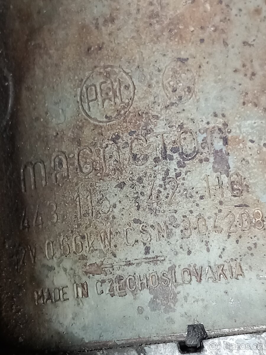 Startér motoru ŠKODA 120. - 5