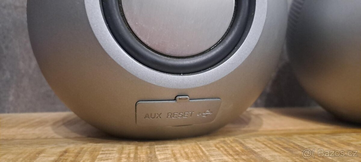 Bluetooth reproduktory 2x APW VORTEX V2 stříbrný - 5