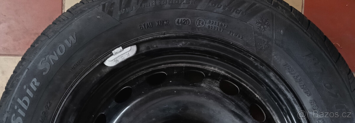 PNEU Matador Sibir Snow 185/65 R15 88T DOT 4420 +disk - 5
