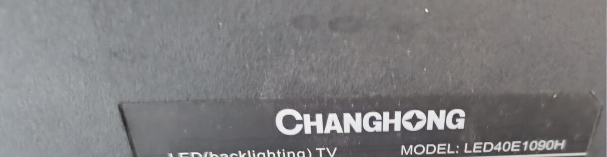 40(102cm) TV Changhong LED40E1090H - 5