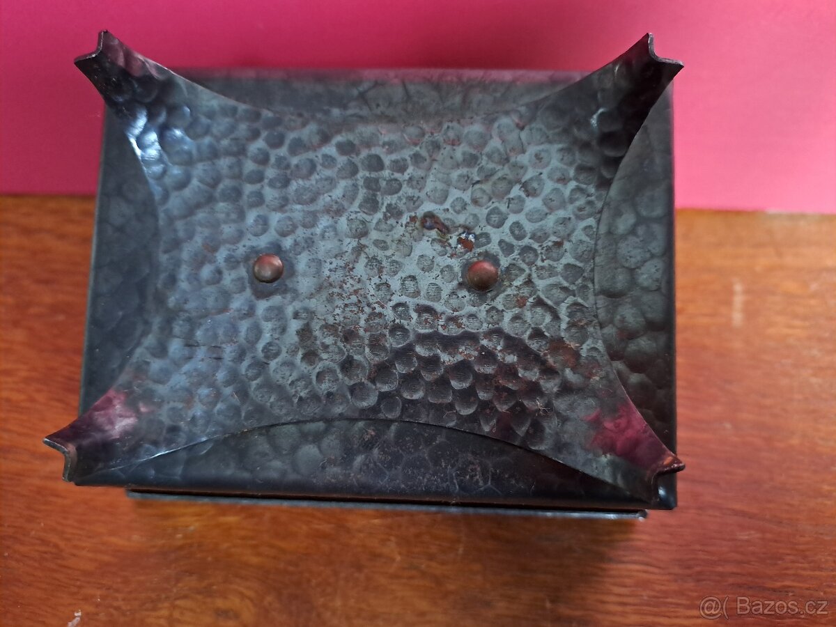 Kovová dóza Club, výrobce Javoz, styl Brusel - 5