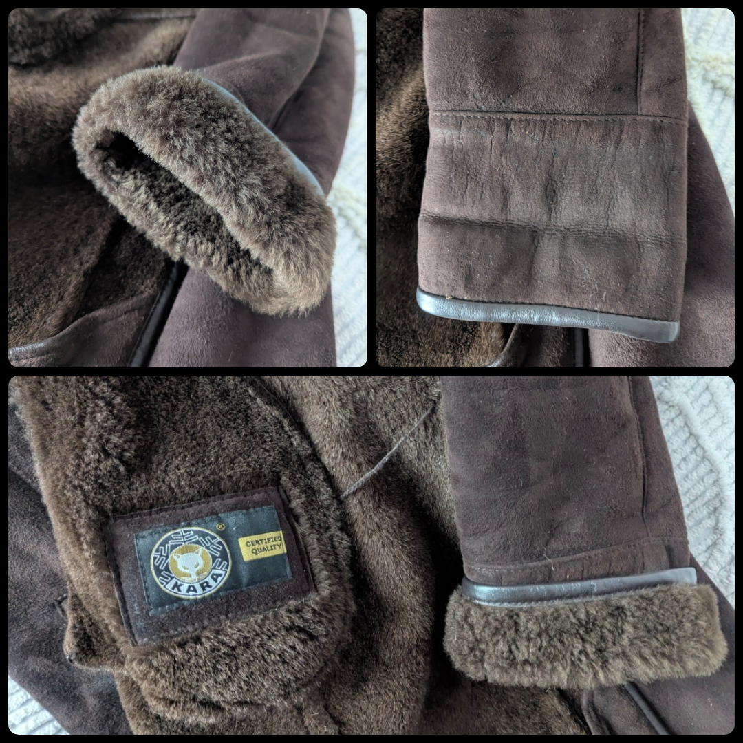 Elegantní kožich s odepínací kapucí - 5