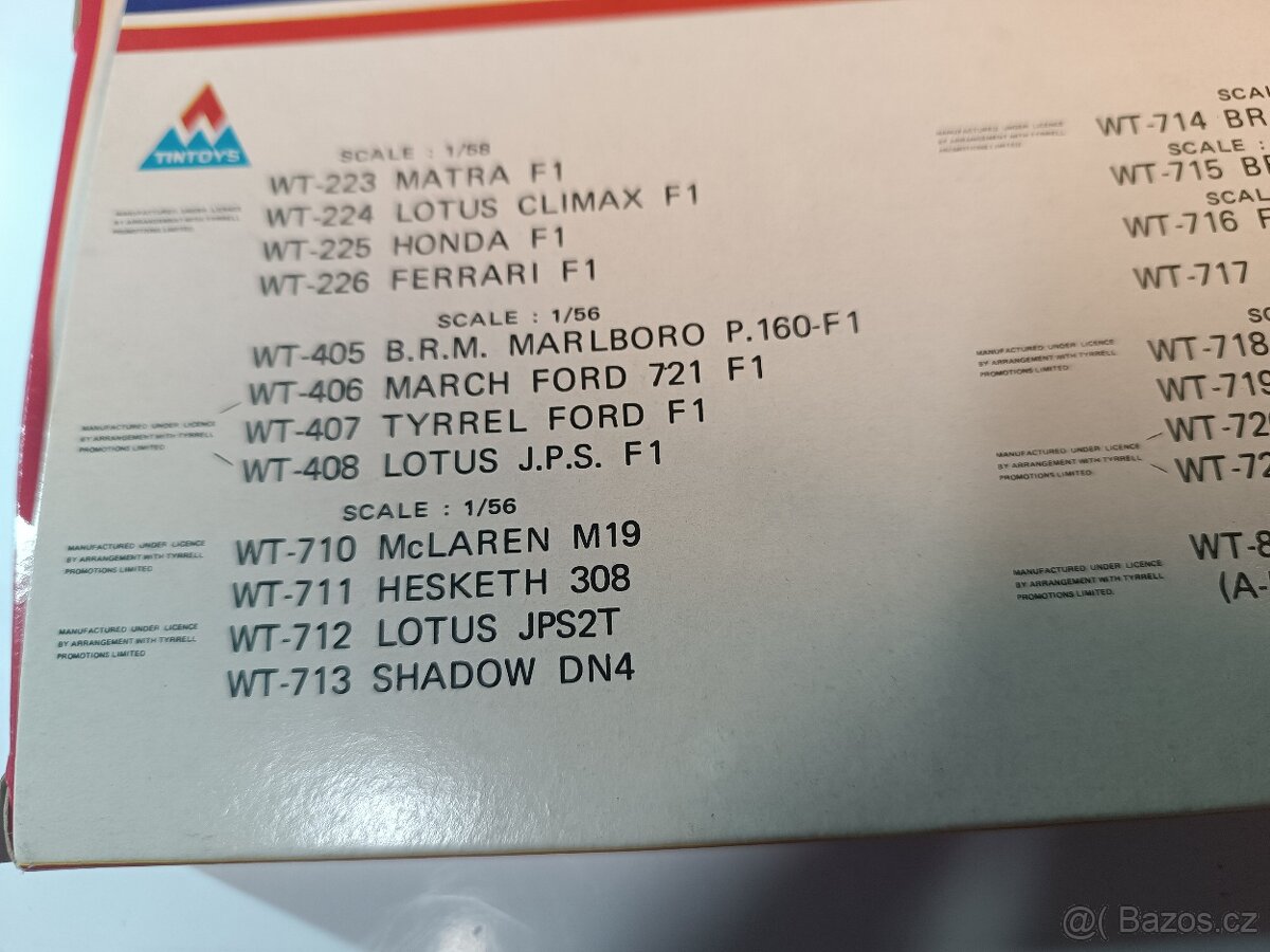 TINTOYS 4x formule 1/56 - 5