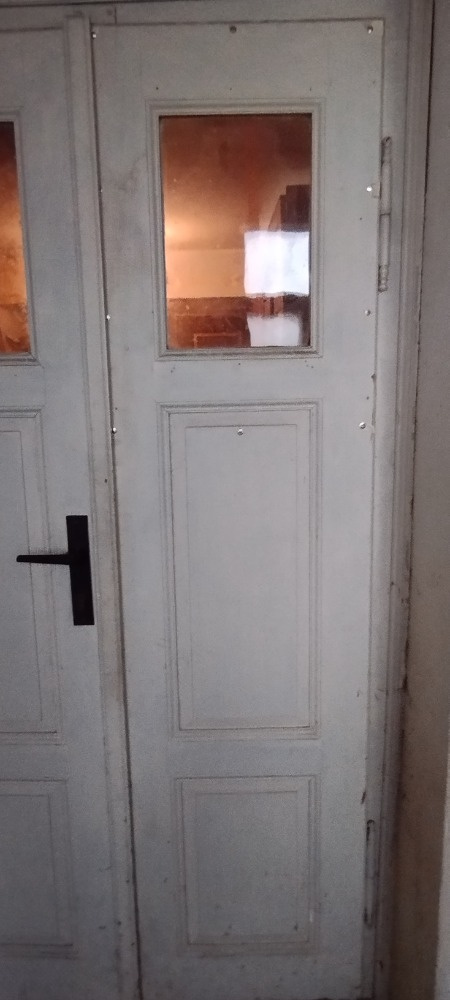 Historické dvoukřídlé dveře s prosklením - 5