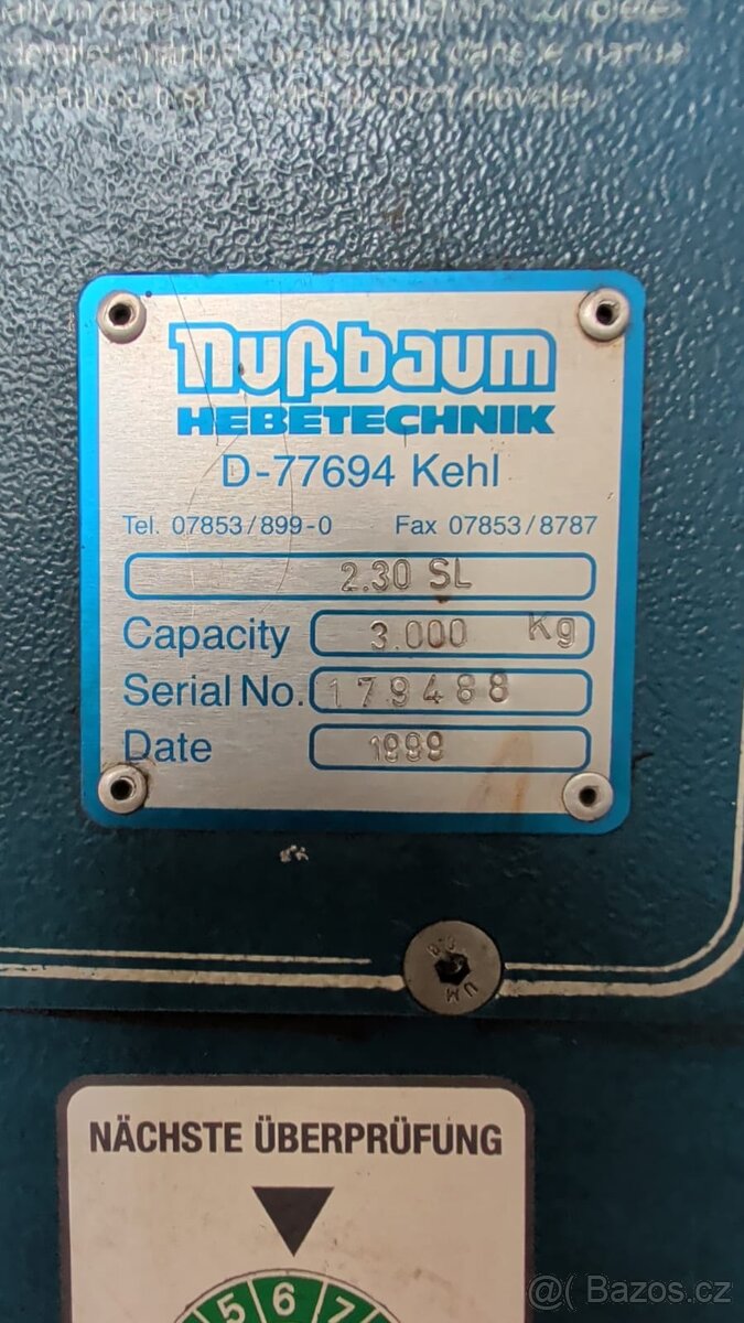 Dvousloupovy zvedak Nussbaum 3 Tuny - 5