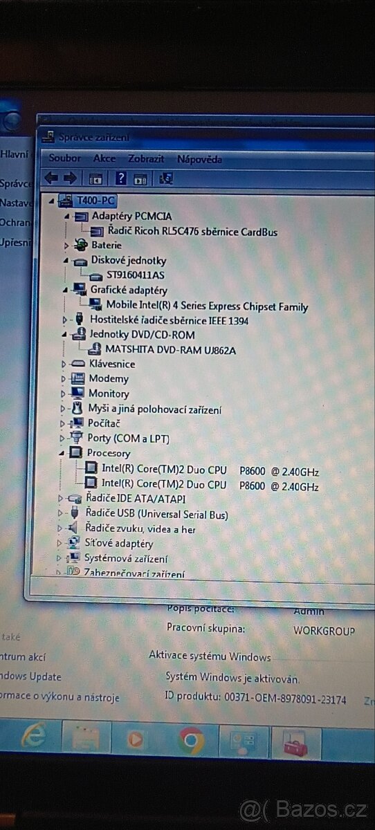 Prodáno ThinkPad T400 prodáno - 5