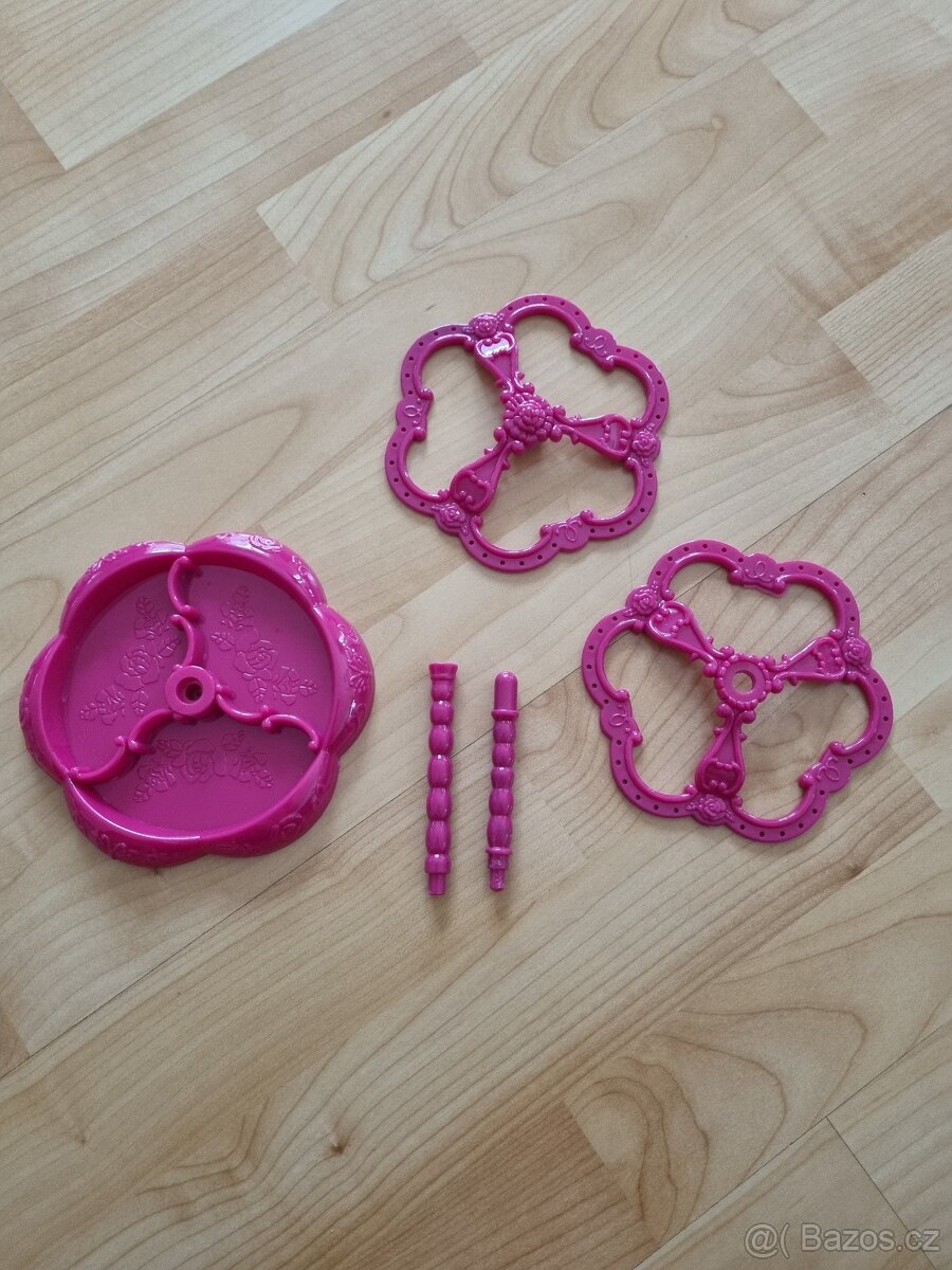 Stojánek na náušnice růžový - NOVÝ - 5