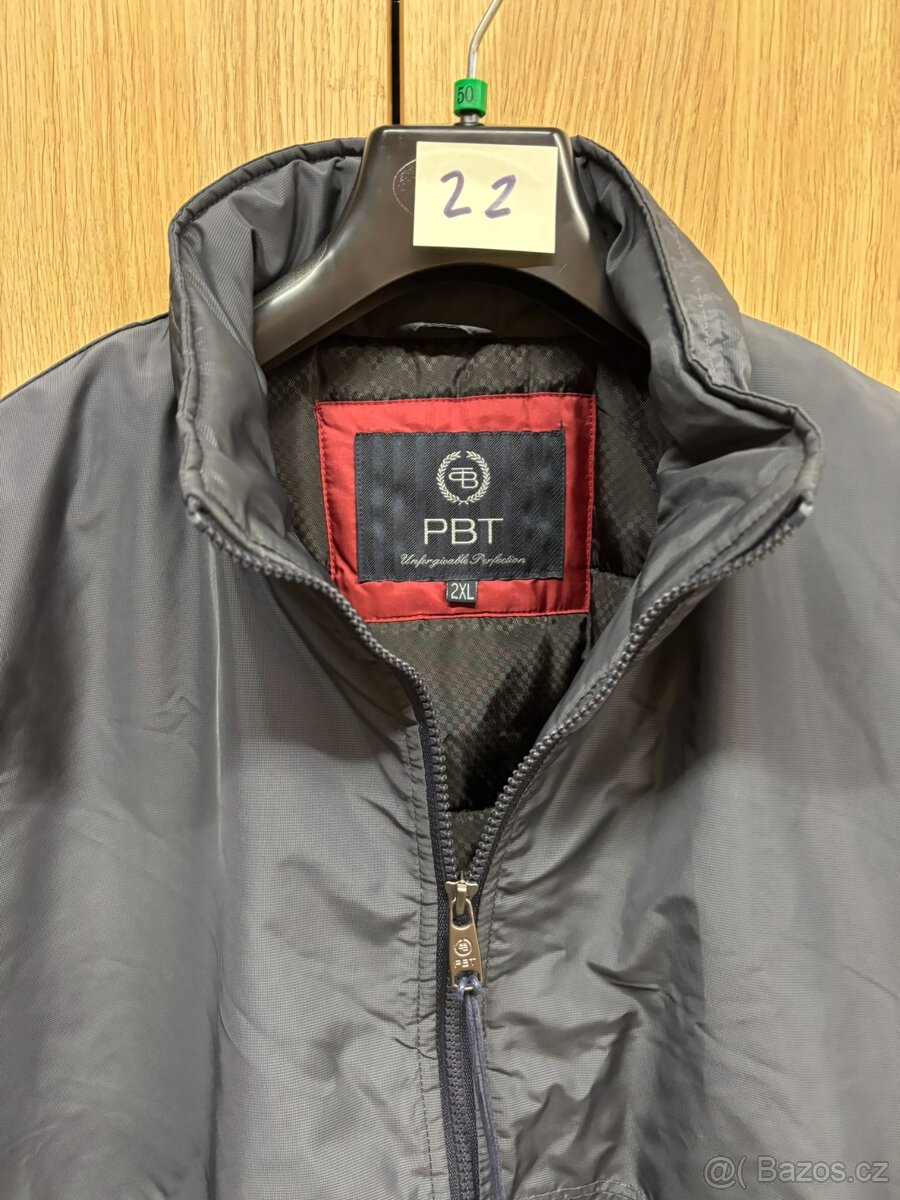 21. Modrá, italská, pánská bunda PBT - 5