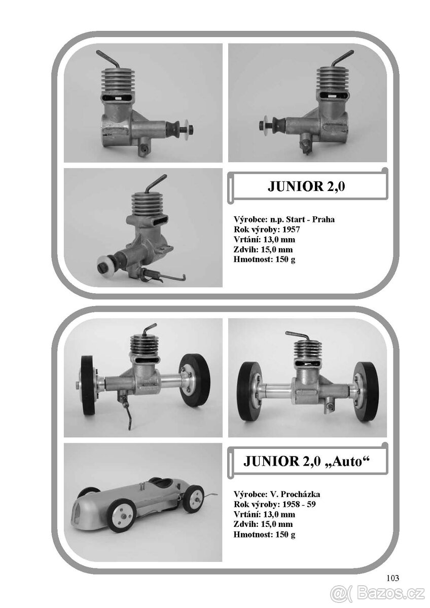 Kniha České modelářské motory - 5