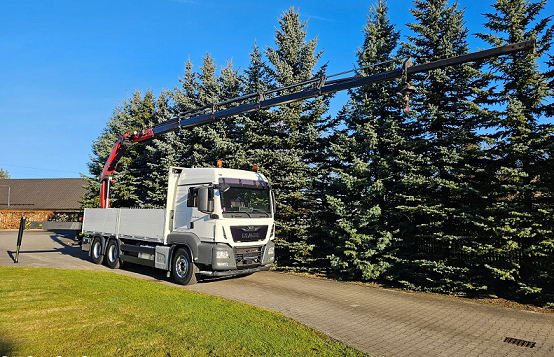 MAN TGS 26.440 6x4 - valník s hydraulickou rukou Palfinger - 5