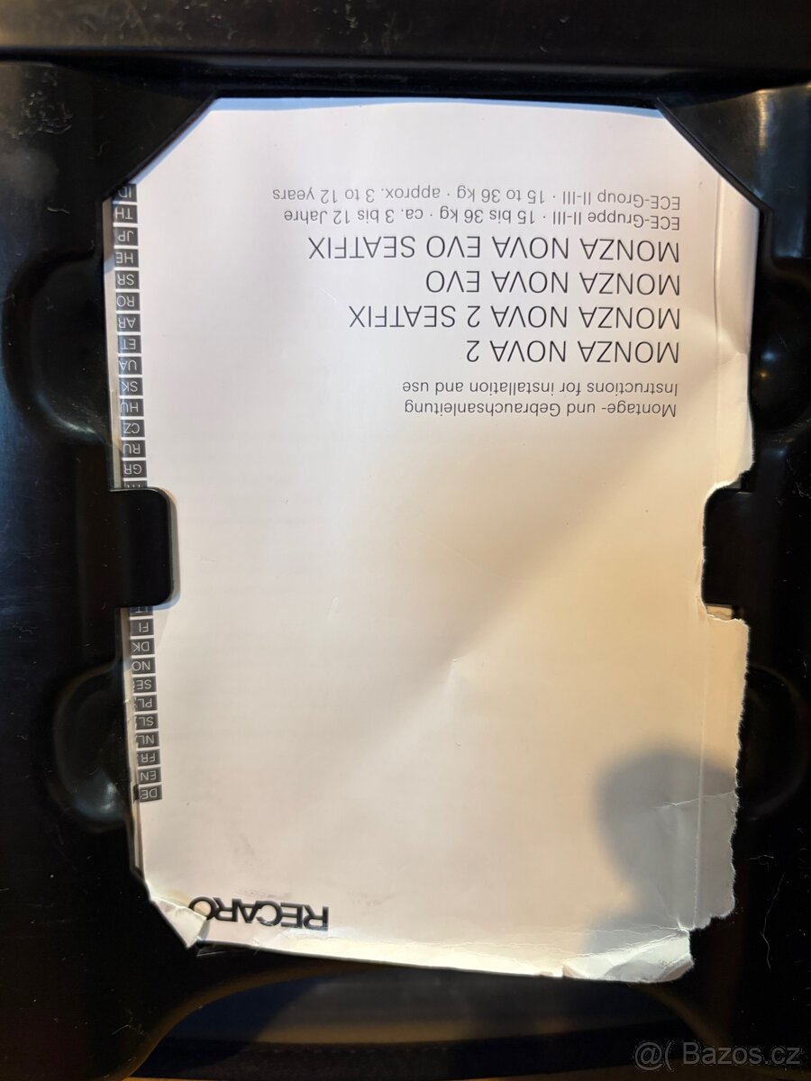 Autosedacka Recaro, 15-36 kg - 5