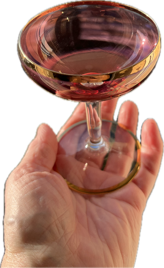 skleničky s barevnými kalichy - 5