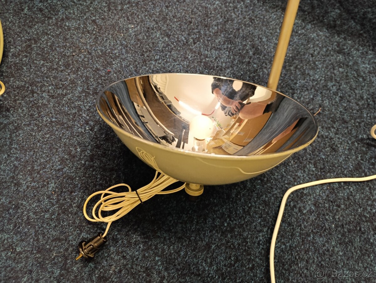 2x Retro lampy - chrom - 5