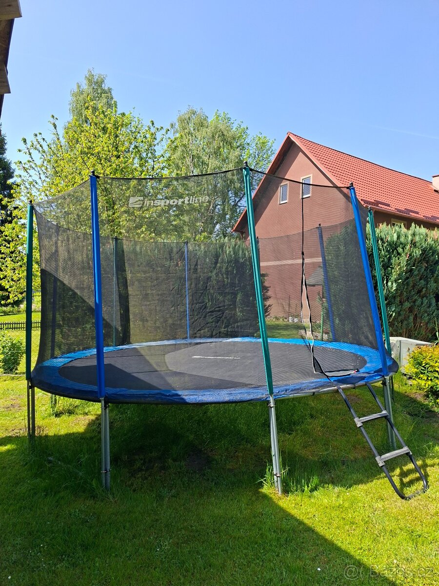 Trampolina 460 cm prumer,LEVNĚ,nabídněte - 5