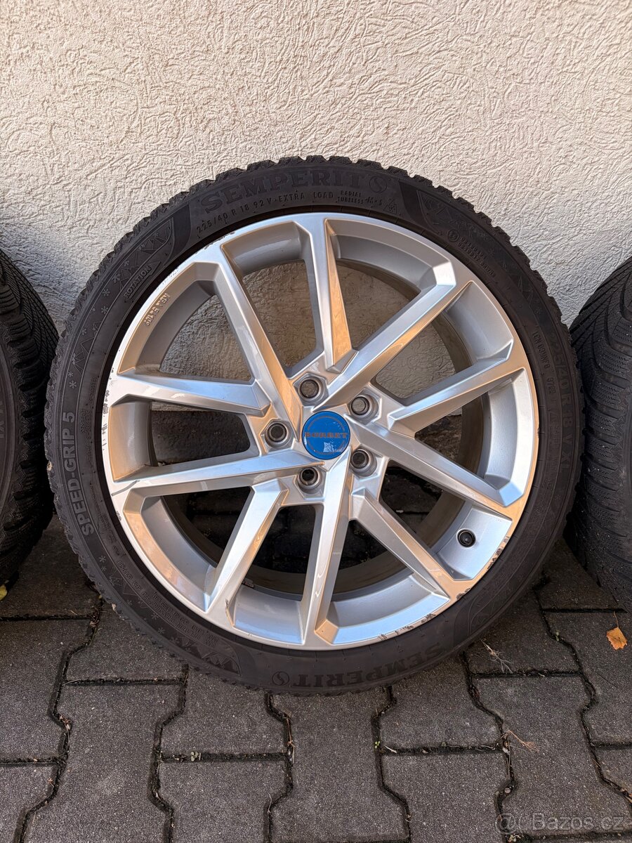 18” 5x112 Borbet N - 225/40 R18 (zimní) - 5