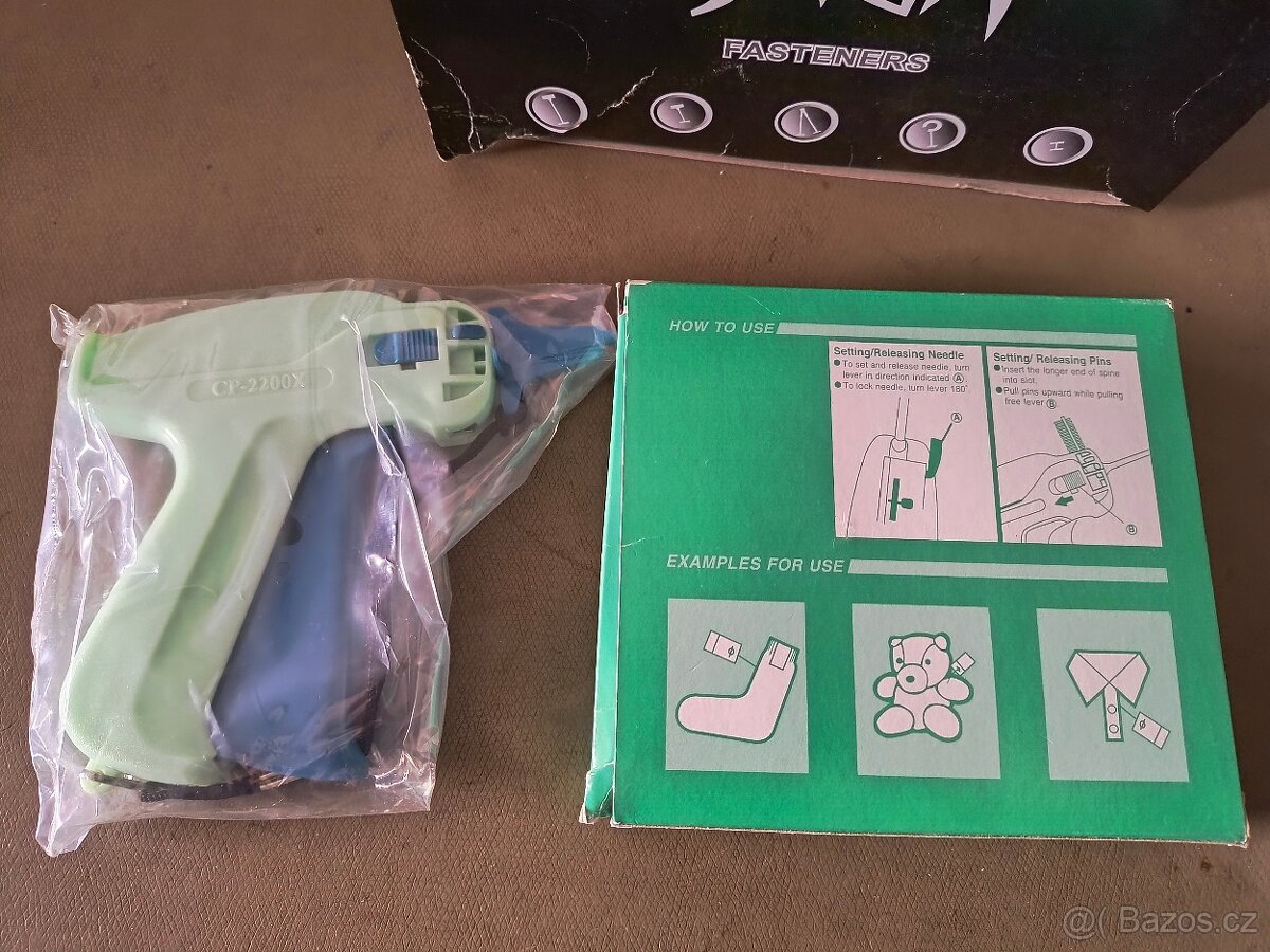 Splintovací kleště D&T 2ks.VISAČKY na oděvy bílé 3040mm - 5