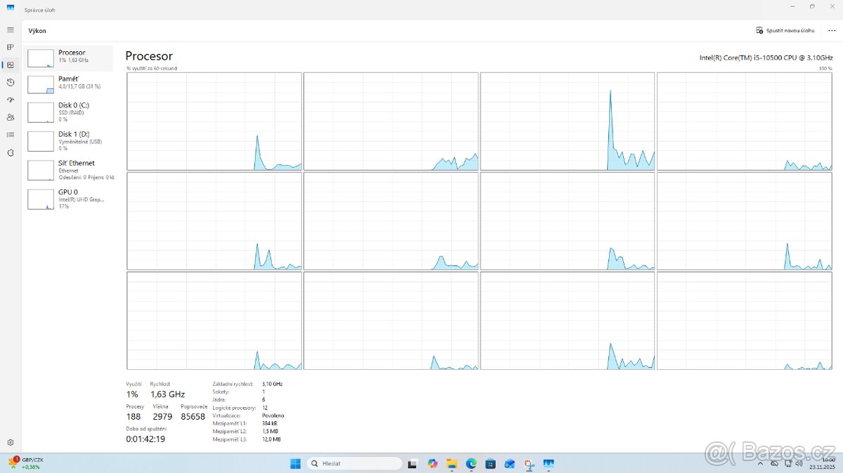 Dell OptiPlex 5080, i5, 16 GB RAM, M.2 512 GB Nový - 5