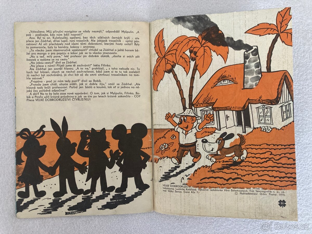 Čtyřlístek č. 7 Velké dobrodružství čtyřlístku - 5