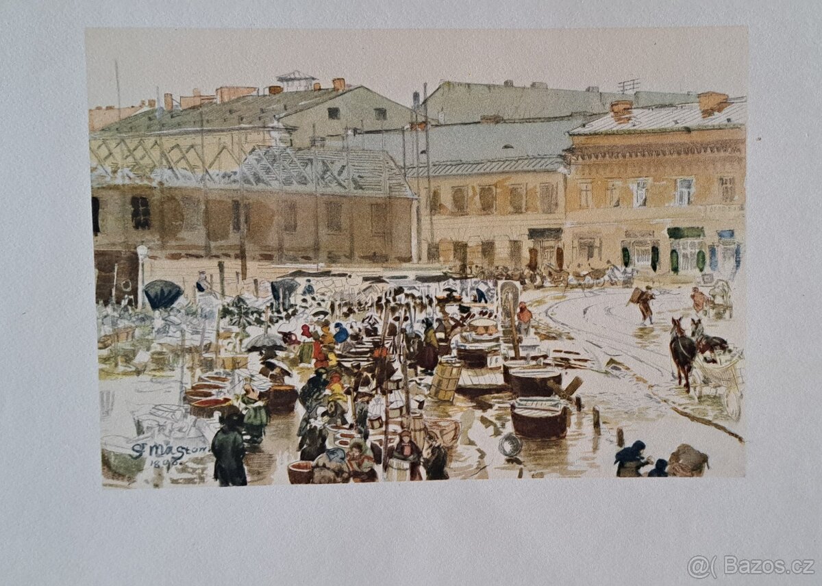 Stanislaw Maslowski 12 akvarelovych reprodukcí - 5