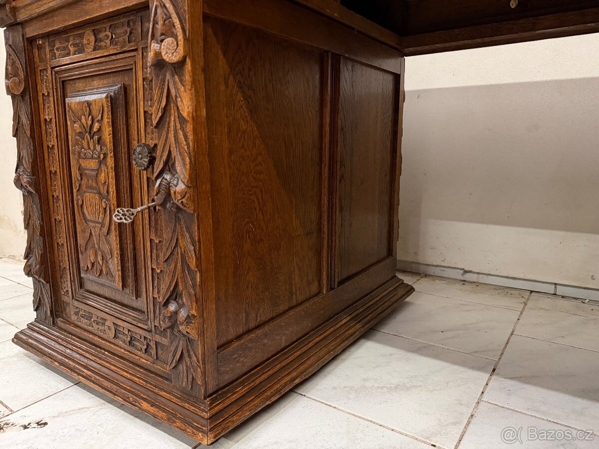 Starožitný pracovní stůl Mechelen - 5