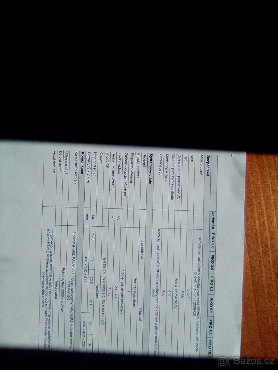 Měnič Kostal Piko 4.2 funkční - 5