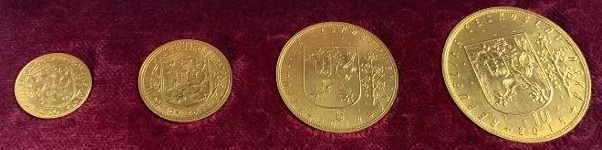 Sada dukátů sv. Václava 1, 2, 5, 10 – 2014, TOP investice - 5