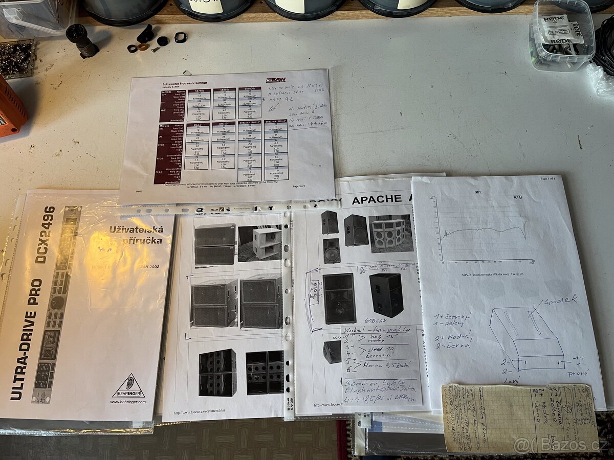 Kopletní systém EAW - lohonka + 4x FP10000Q + racky + DSP - 5