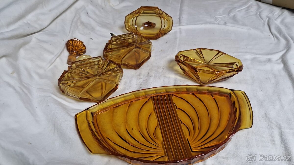 Toaletní souprava, první republika art deco - 5