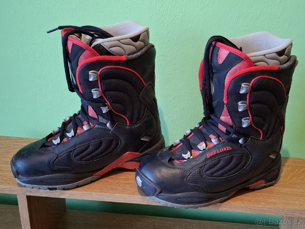 Prodám snowboard Lamar 160 cm + vázání + boty - 5