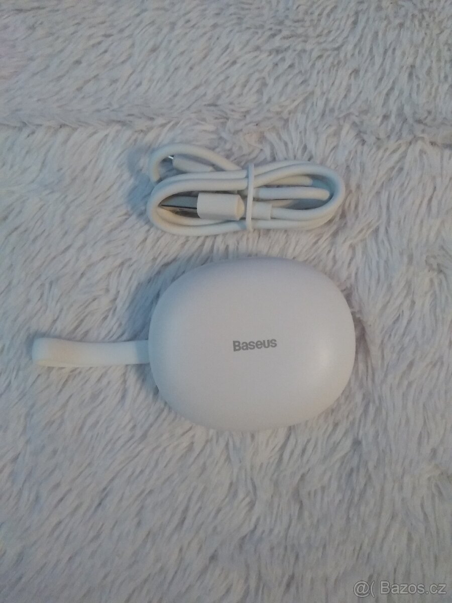 Bezdrátová sluchátka Baseus Encok True W05, bílé - 5