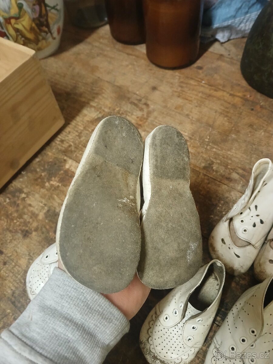 Starožitné dětské botičky - 5
